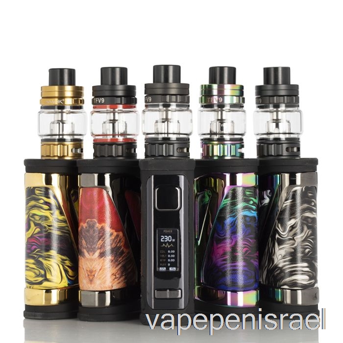 חד פעמי Vape Israel Smok Scar-18 230w Start Kit [tfv9 Vers] נוזל אדום